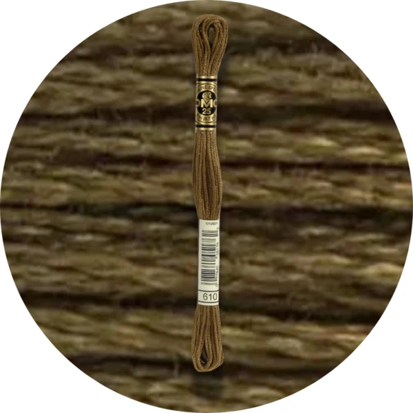 DMC Mouliné Spécial 25 Broderigarn, Ensfarvet, Neutrale nuancer